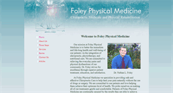 Desktop Screenshot of foleyphysicalmedicine.com